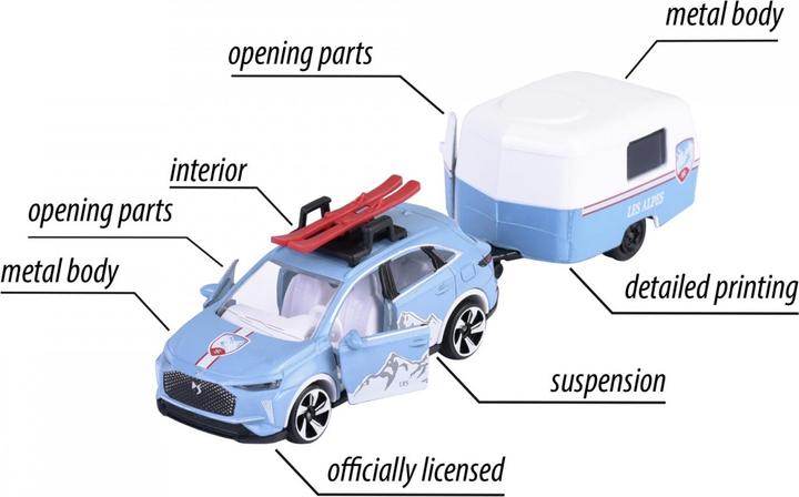 Actual product image Majorette French Touch Trailer, 4-sort.