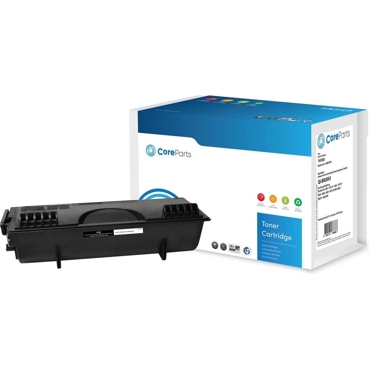 CoreParts, Toner, QI-BR2053 Tonerkartusche (e) Kompatibel (BK)