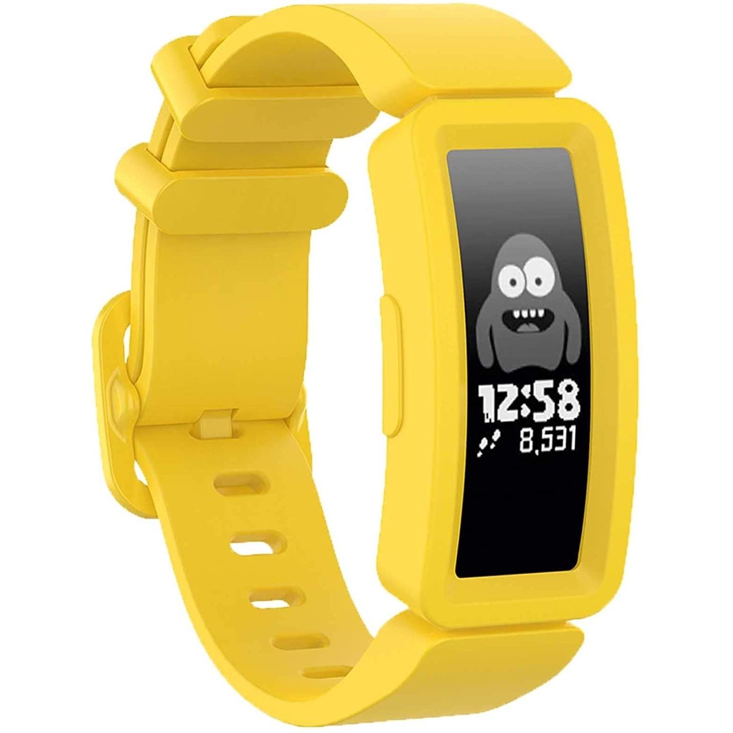 Strap-it Silikonarmband (Silikon, Ace 2), Uhrenarmband, Gelb