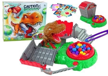 Actual product image Lean Toys Dinosaur Eggs Cautious Arcade Game (2 - 4 Players)