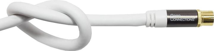 Produktbild Good Connections SAT Antennenkabel SmartFLEX, IEC/Koax Stecker abgewinkelt an Buchse, vergoldet, vierfach geschirm... (120 dB, Antennenkabel)