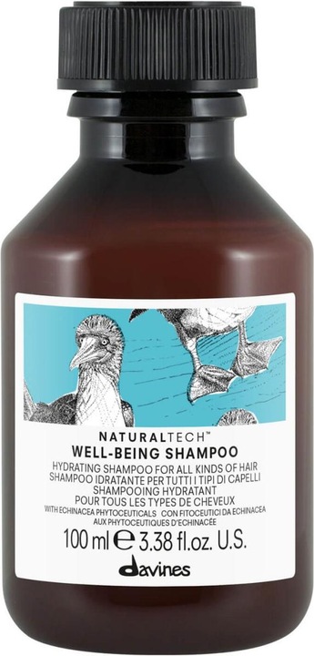 Actual product image Davines Naturaltech - Well Being Shampoo (100 ml, Liquid shampoo)