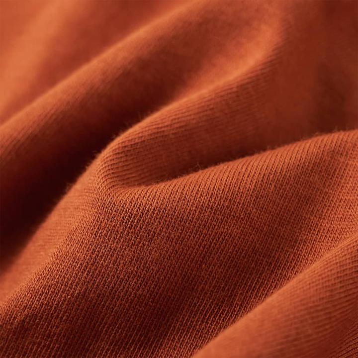 Immagine prodotto vidaXL Camicia a maniche lunghe da bambino arancione scuro 140,Materiale: 100 (140)