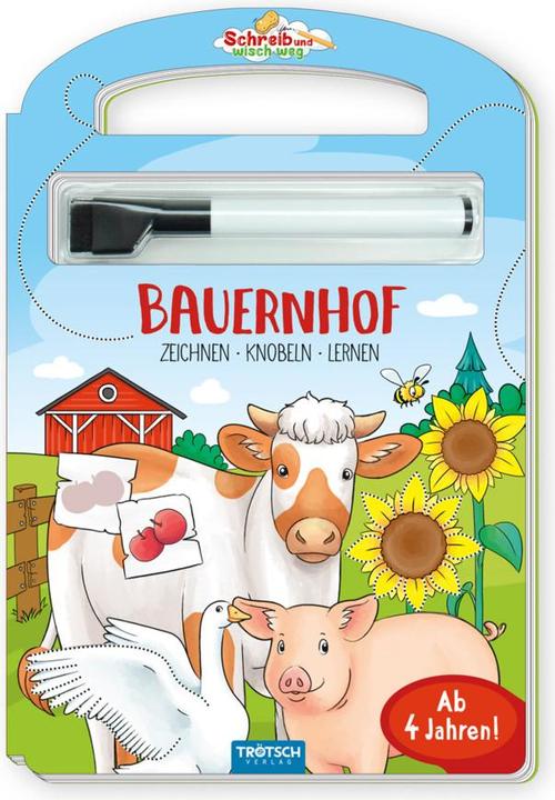Actual product image Schreib und wisch weg Bauernhof (German, Trötsch Publishing House, 2022)