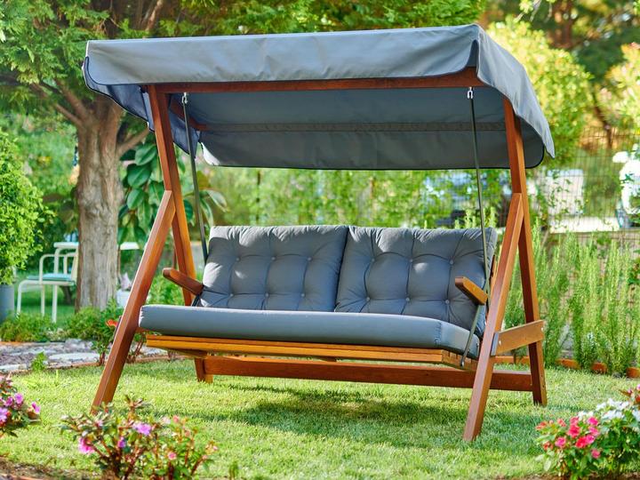 Actual product image Homitis Lyon Garden Triple Swing Chair