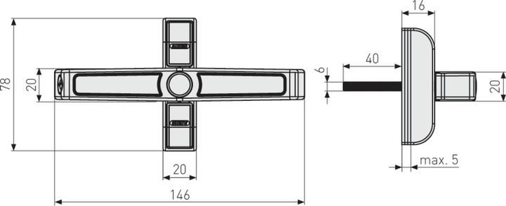 Produktbild Abus 2420 W AL0125