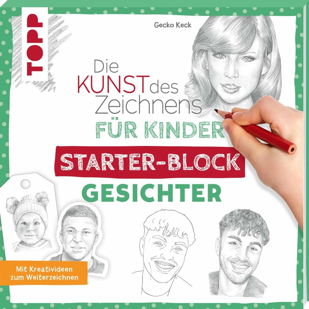 Frech Die Kunst des Zeichnens für Kinder Starter-Block - Gesichter