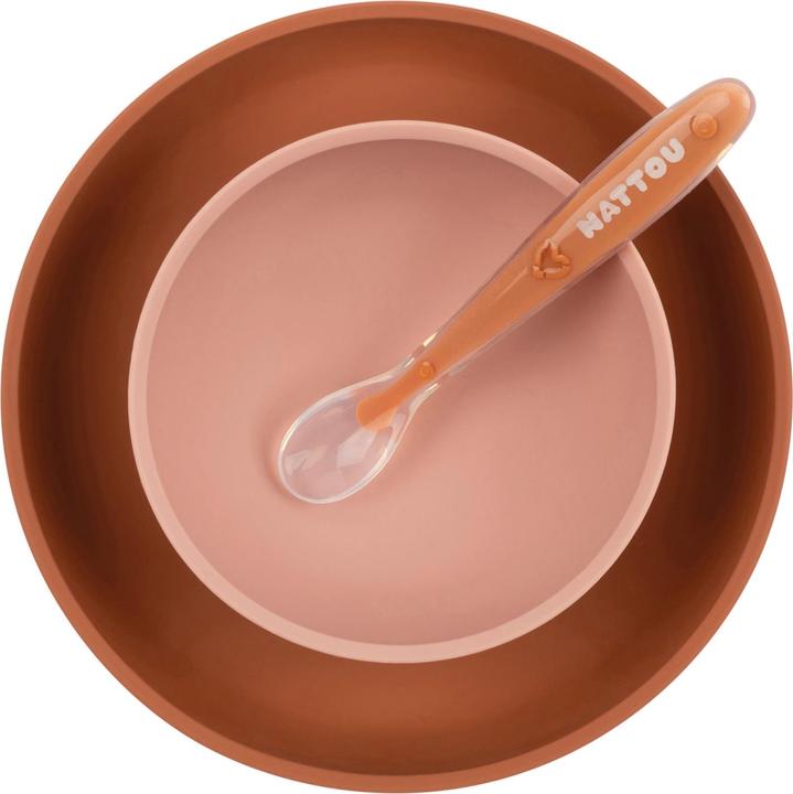 Productafbeelding Nattou SILIKON Eetset met slabbetje