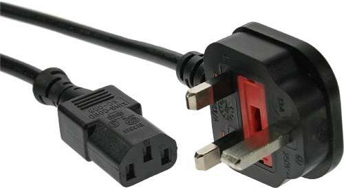 Actual product image InLine Mains plug England to cold appliance plug (1.80 m)