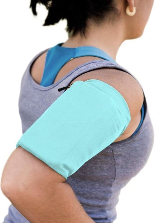 Immagine prodotto Hurtel Fascia da braccio da running Fascia da braccio per telefono S blu