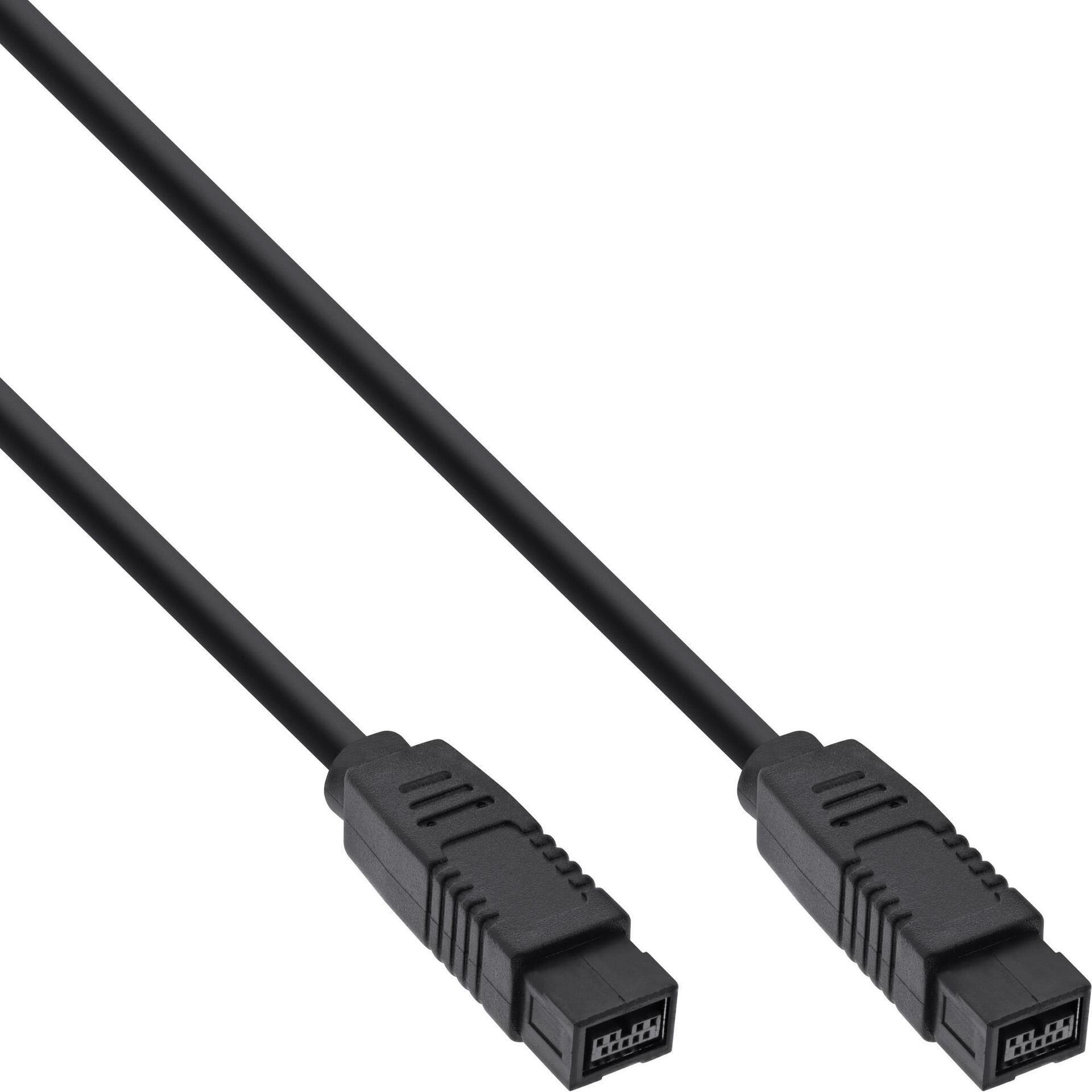 InLine Cavo FireWire, 9pin/9pin St/St (3 m, FireWire), Cavo di interfaccia