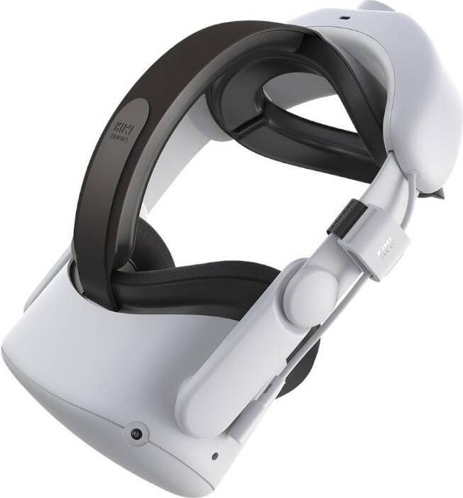 KIWI design Comfort Battery Head Strap Q31-2.2 for Meta Quest 2 White
