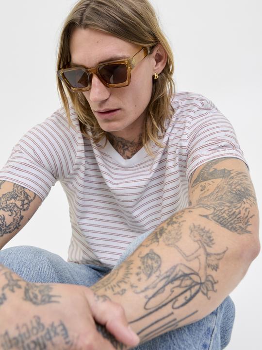 Actual product image Jack & Jones Gestreift Rundhalsausschnitt T-shirt T-shirt (M)