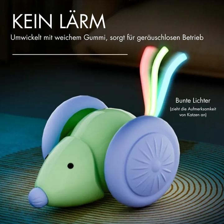 Immagine prodotto Suba Interaktives Katzenspielzeug, LED-Leuchtmaus, Elektrische, USB Aufladbar (Gioca al gatto topo)