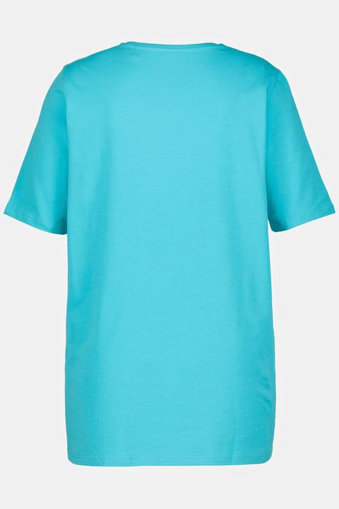 Actual product image Ulla Popken Essential V-Neck Stretch Tee (60)