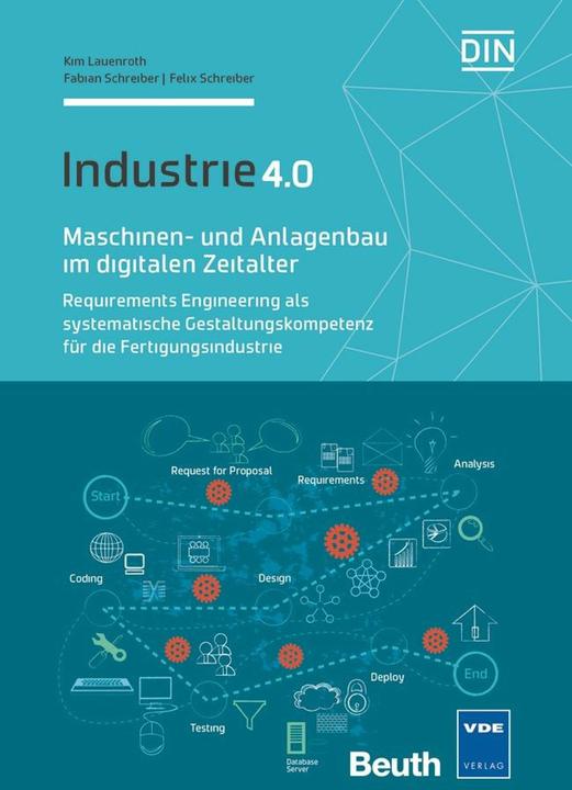 Produktbild Maschinen- und Anlagenbau im digitalen Zeitalter (Deutsch, DIN e.V., Fabian Schreiber, Felix Schreiber, Kim Lauenroth, 2016)