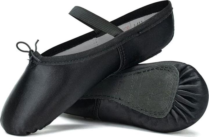 Sansha Chaussons de danse pour enfants en cuir souple