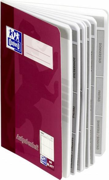 Actual product image Oxford Exercise book A5 (A5, Special ruling, Hardcover)