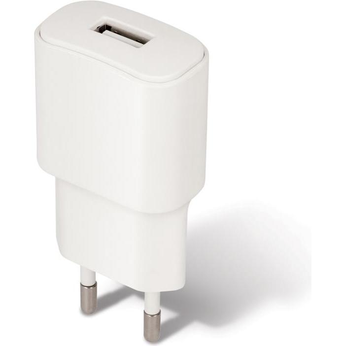 Thumbnail - Forever TC-01 Ladegerät 1x USB 1A weiss + Lightning Kabel, USB Ladegerät, Weiss