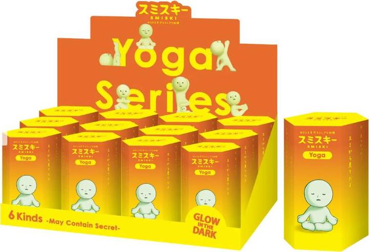 Actual product image Dreams Inc Smiski Yoga