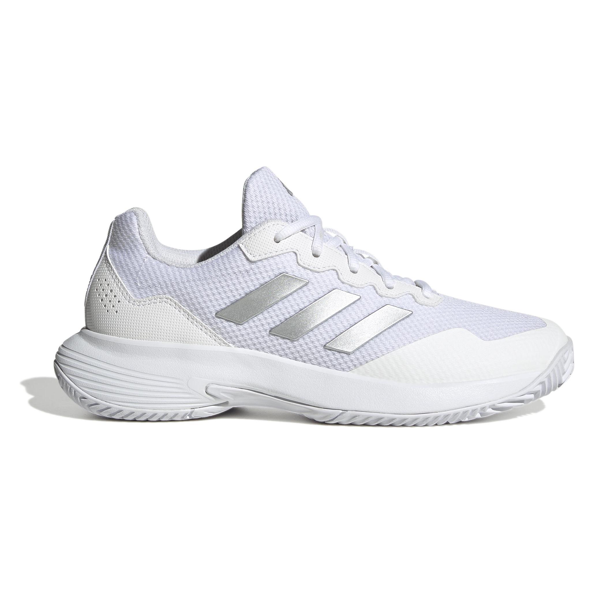 Adidas, Vrouwen, Tennisschoenen, X8805280 (41 1/3), Veelkleurig, Zilver, Wit