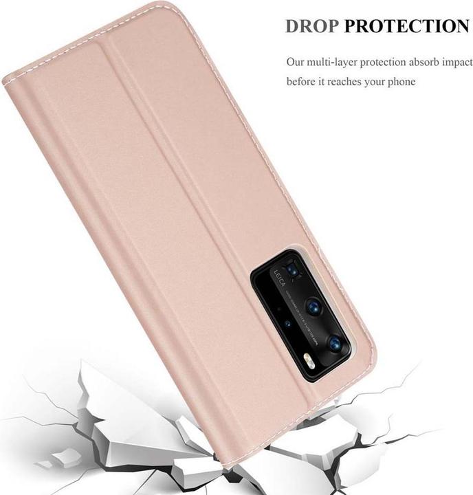 Actual product image Cadorabo Book Classy Style Cover (Huawei P40 Pro)