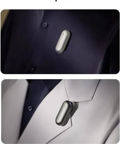 Produktbild Plaud NotePin Clip und Magnethalterung, silber