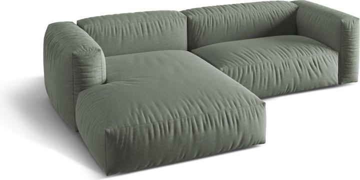 Image du produit Micadoni Canapé D'Angle Gauche Modulaire, "Martina", 2 Places, 283x176x75 Fabriqué en Europe (Canapé modulaire, Canapé d'angle)