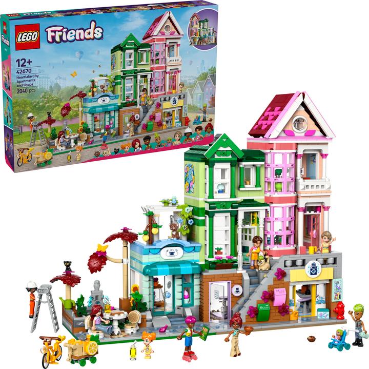Immagine prodotto LEGO Heartlake City Wohn- und Einkaufsstrasse (42670, LEGO Friends)