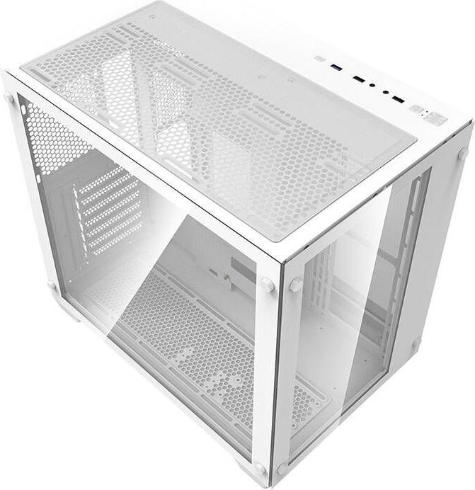 Produktbild Darkflash Tech Computergehäuse C285 (Weiss) (ATX, mATX, ITX)