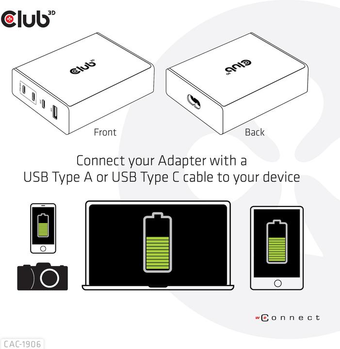 Image du produit Club 3D CAC-1906 (132 W)