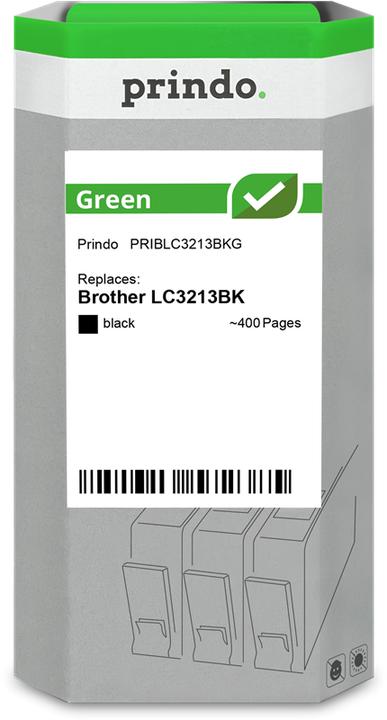 Produktbild Prindo Green Noir(e) Cartouche d'encre PRIBLC3213BKG (BK)