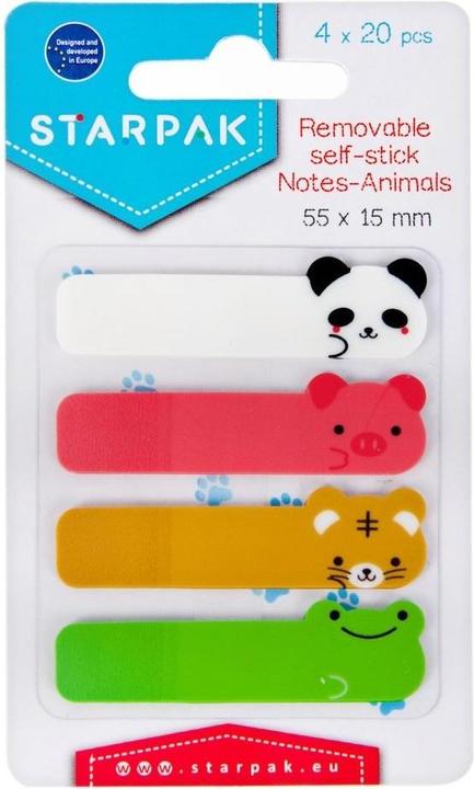 Starpak Tab 55x15mm 4x20K Animals (55 x 15 mm)