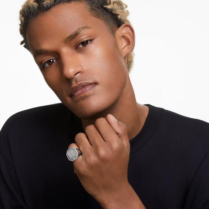 Produktbild Swarovski Dextera Cocktail Ring Achteckform Weiss (58)