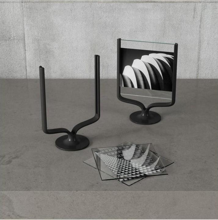 Actual product image Umbra Table picture frame WISHBONE black (13 x 18 cm, 10 x 15 cm)