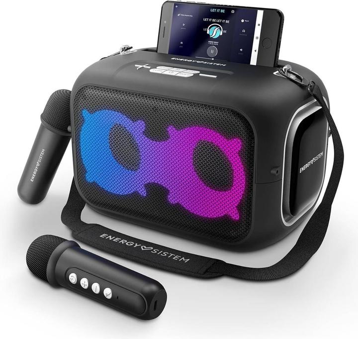 Energy Sistem Karaoke Machine | KaraokeStar | 60 W | Bluetooth | Black | 4 Ω | Portable | Wireless connection (8 h)