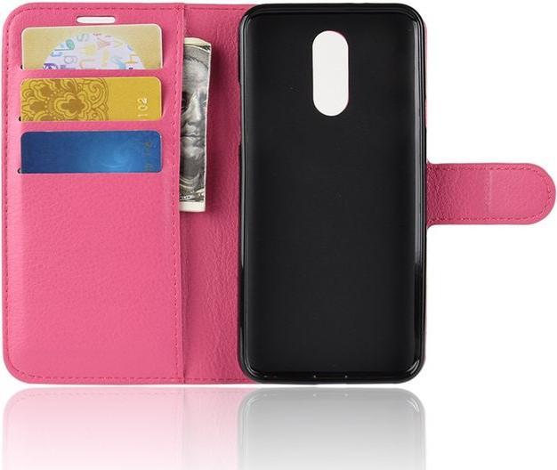 Produktbild MU Classic Litchi Leder Bookcover Series (LG Q7+, LG Q7)
