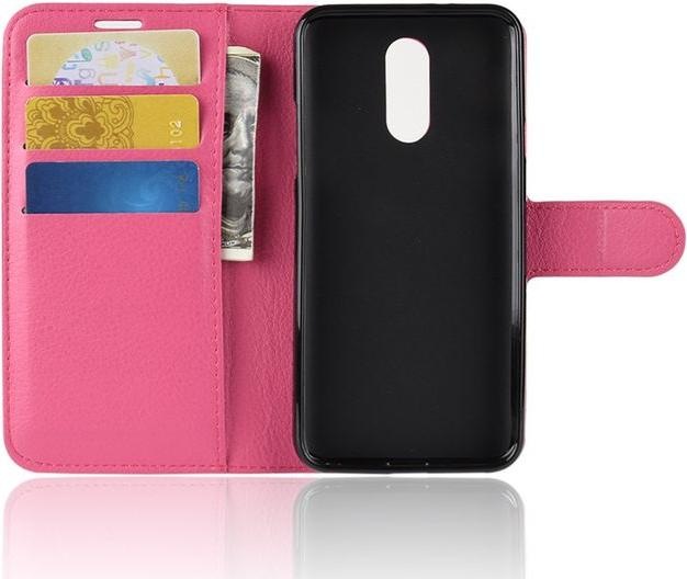 Actual product image MU Classic Litchi Leather Bookcover Series (LG Q7+, LG Q7)