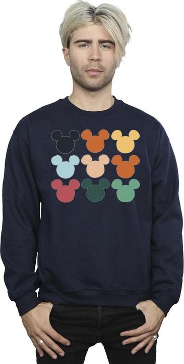 Actual product image Disney Mens Mickey Mouse Heads Square Sweatshirt (XL)