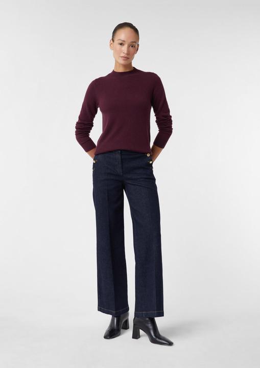 Actual product image Comma Strickpullover Femininer Kaschmirmix-Pullover (34)