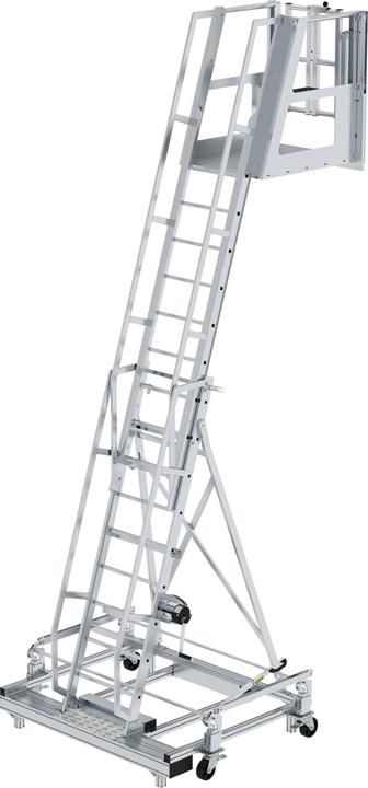 Produktbild Munk Tankwagenleiter Typ 8 mit absenkbarem Zentralhebelfahrwerk (Mehrzweckleiter, 250 cm)