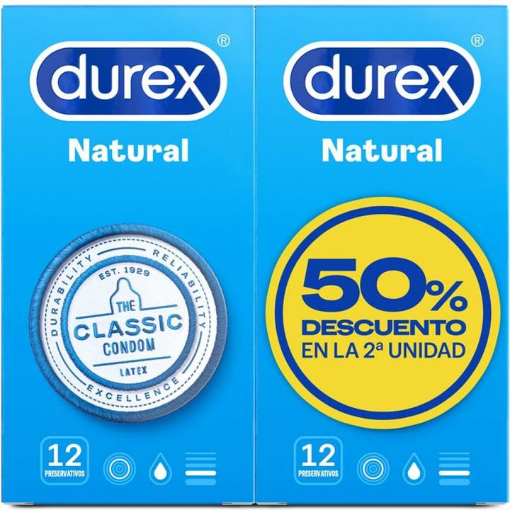 Produktbild Durex natural plus 2x12ud (24 Stk.)