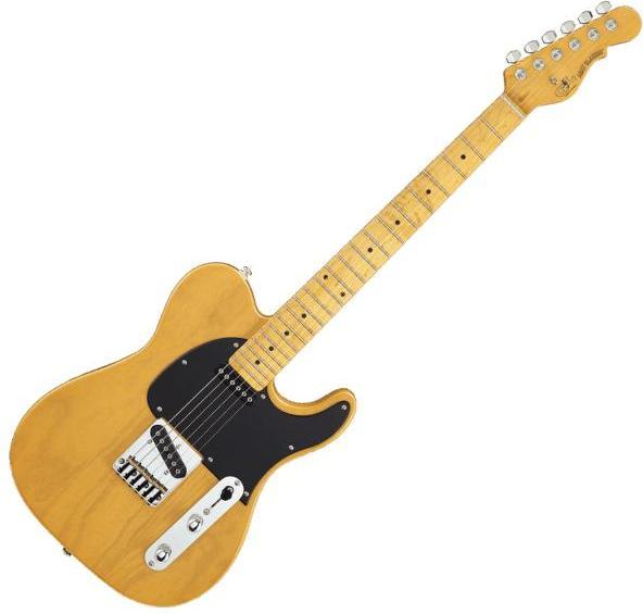 Actual product image G&L GL Guitars electric guitar ASAT Classic Tribute Butterscotch Blonde (Classical guitar, Plastic, Swamp ash, Maple, Nickel)