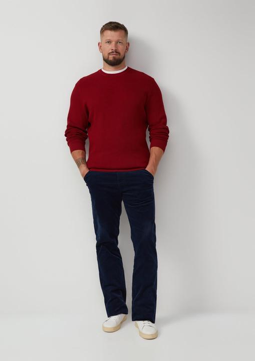 Produktbild s.Oliver Strickpullover Strukturmix-Pullover aus reiner Baumwolle (XXL)