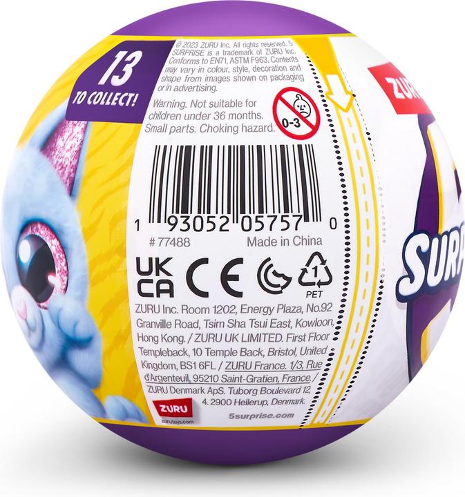 Image du produit Zuru 5 Surprise - Plushy Pets - Série 2 - 1 pièce