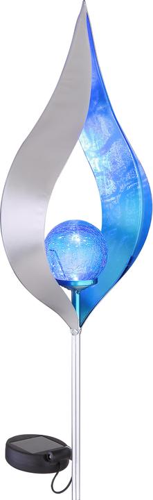Actual product image Globo Solar light silver 1xLED (IP44)