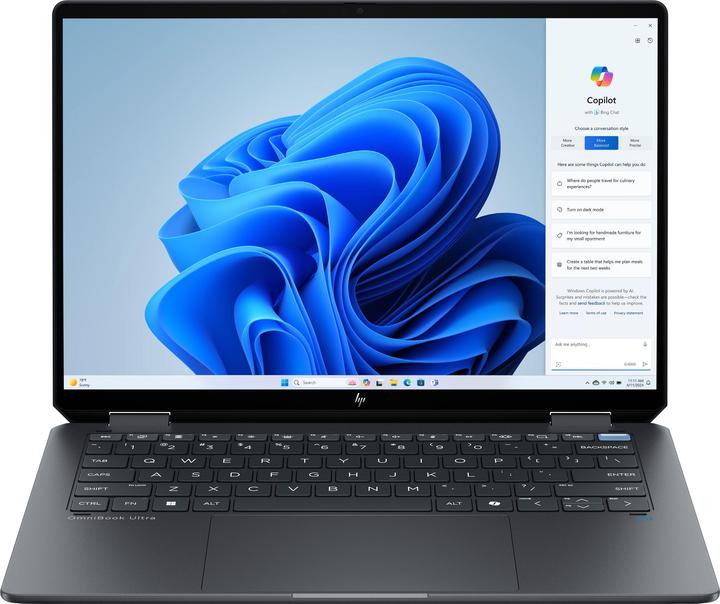 Actual product image HP OmniBook Ultra Flip 14-fh0742nz (14", Intel Core Ultra 7 258V, 32 GB, 2000 GB, CH)