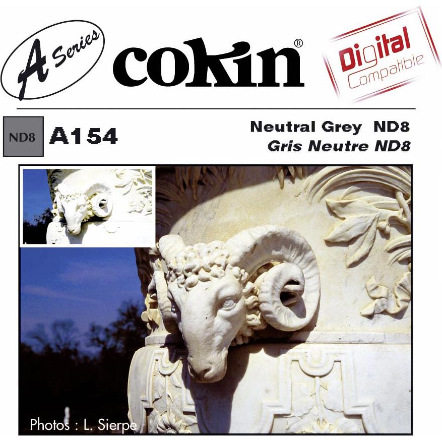 Cokin Filter A154 ND 8 (67 mm, ND- / Graufilter), Objektivfilter, Grau