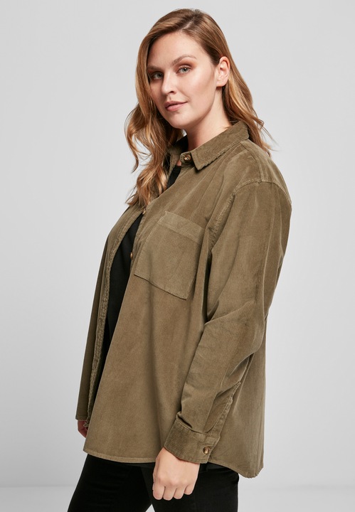 Immagine prodotto Urban Classics Camicia a maniche lunghe oversize in velluto a coste (S)