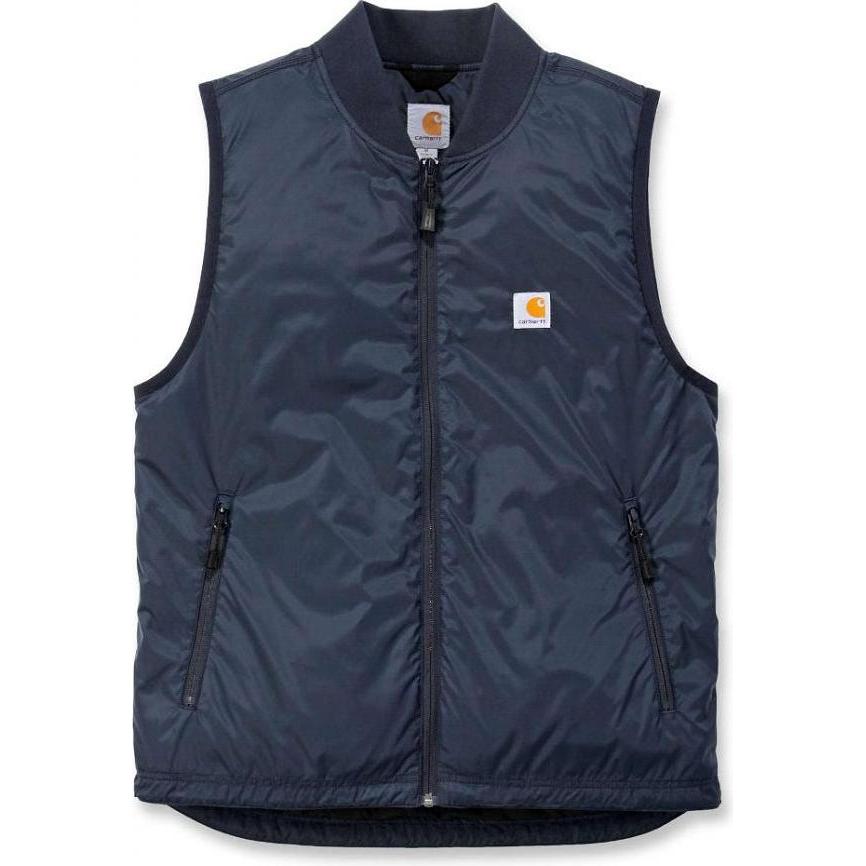 Carhartt, Uomini, Gilet, Gilet Kamizelka Shop, Blu, (S)